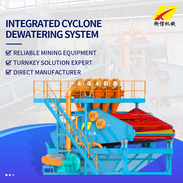 Integrated Cyclone Dewatering System