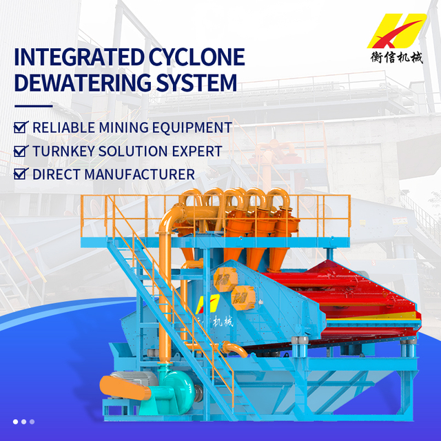Integrated Cyclone Dewatering System