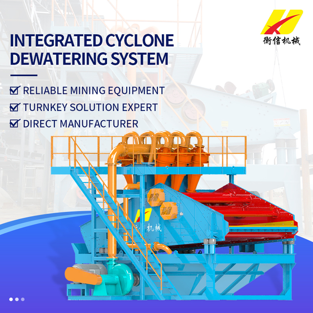 Integrated Cyclone Dewatering System